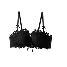 Load image into Gallery viewer, Floral Embroidery Bras for Women Tied Lingerie Seamless Bra Bralette Wireless Brassiere Female Underwear Intimates Sujetador OMG Shop Zone
