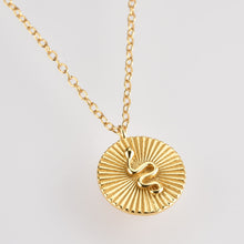 Load image into Gallery viewer, ANDYWEN 925 Sterling Silver Gold Snake Pendant Necklace Women Fashion Luxury Wedding Jewelry Tiny European Styles Jewelry DSers
