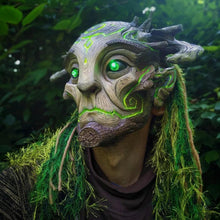 Load image into Gallery viewer, Halloween Glowing Mask Forest Elf nebula-light.com
