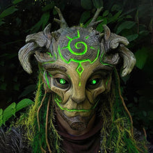 Load image into Gallery viewer, Halloween Glowing Mask Forest Elf nebula-light.com
