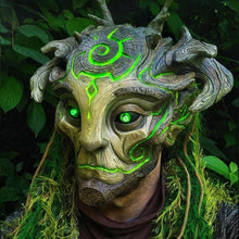 Load image into Gallery viewer, Halloween Glowing Mask Forest Elf nebula-light.com

