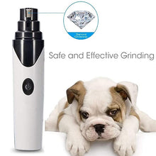 Lade das Bild in den Galerie-Viewer, Pet Buddy Dog Nail Grinder Electric Rechargeable Pet Nail Trimmer OMG Shop Zone
