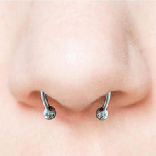 Lade das Bild in den Galerie-Viewer, New! - U Shaped - Fake Magnet Stainless Steel Nose Ring DSers
