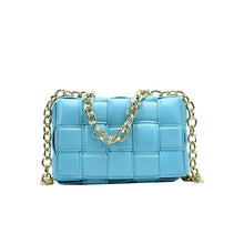 Lade das Bild in den Galerie-Viewer, Women Crossbody Bag Weave Flap Bags For Women 2020 Quality Leather Thick Chain Shoulder Messenger Bags Female Handbag And Purse
