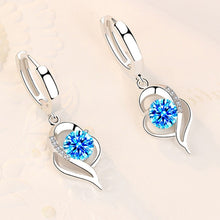 Load image into Gallery viewer, 925 Sterling Silver Crystal Zircon High Quality Drop Earrings DSers
