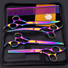 Lade das Bild in den Galerie-Viewer, Stainless Steel Pet Dogs Grooming Scissors Set(5pcs) OMG Shop Zone
