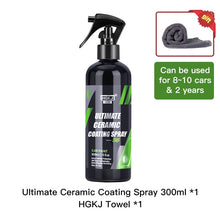 Load image into Gallery viewer, 9H Ceramic Car Coating Paint Care 300/100/50ml Polishing Paste Nano Products Hydrophobic Quick Coat Liquid Wax Car Care Kit HGKJ OMG Shop Zone
