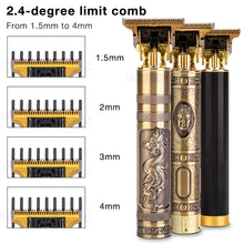 Lade das Bild in den Galerie-Viewer, T9 Electric Wireless Hair Trimmer  Shaver Beard Trimmer Hair Cutting Machine For Barber Men
