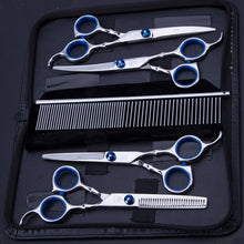 Lade das Bild in den Galerie-Viewer, Stainless Steel Pet Dogs Grooming Scissors Set(5pcs) OMG Shop Zone
