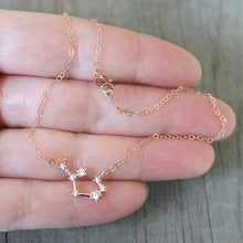 Load image into Gallery viewer, Constellation Simple Bracelets for Women Charm Zodiac Pattern Chain Bangles Baby Birthday Bracelet Jewelry Gift
