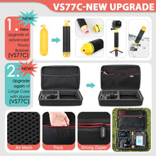 Lade das Bild in den Galerie-Viewer, Vamson for Gopro Accessories Set for go pro hero 9 8 7 6 5 4 kit 3 way selfie stick for Eken h8r / for yi EVA case VS77 OMG Shop Zone
