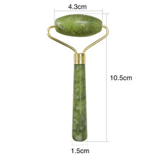 Lade das Bild in den Galerie-Viewer, Massage Roller For Face and Body Jade Stone Natural Scraper DSers
