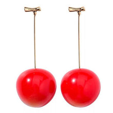 Load image into Gallery viewer, Cute Cherry Earrings New European and American Fruit Fashion Long Ear Lady Earrings DSers
