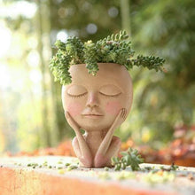 Load image into Gallery viewer, Hairdo Resin Planter
