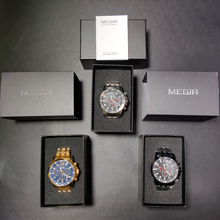 Lade das Bild in den Galerie-Viewer, [Black Friday Sale!] MEGIR Business Quartz Men's Wrist Watch Blossom Online UG
