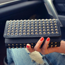 Load image into Gallery viewer, Femmes PU Cuir Mode Longue Pochette Vintage ciaovie
