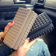 Load image into Gallery viewer, Femmes PU Cuir Mode Longue Pochette Vintage ciaovie
