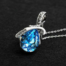 Lade das Bild in den Galerie-Viewer, Rhinestone Crystal Water Drop Pendant Necklace For Women
