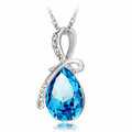 Lade das Bild in den Galerie-Viewer, Rhinestone Crystal Water Drop Pendant Necklace For Women

