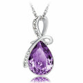 Lade das Bild in den Galerie-Viewer, Rhinestone Crystal Water Drop Pendant Necklace For Women
