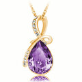 Lade das Bild in den Galerie-Viewer, Rhinestone Crystal Water Drop Pendant Necklace For Women
