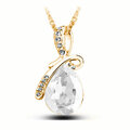 Lade das Bild in den Galerie-Viewer, Rhinestone Crystal Water Drop Pendant Necklace For Women
