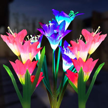 Lade das Bild in den Galerie-Viewer, Solar Powered Lily Flower Light - 2 Pack nebula-light.com

