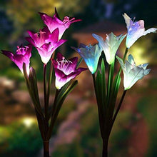 Lade das Bild in den Galerie-Viewer, Solar Powered Lily Flower Light - 2 Pack nebula-light.com
