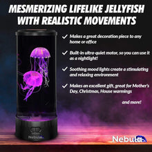Lade das Bild in den Galerie-Viewer, The Jellyfish Aquarium Lamp By Nebula nebula-light.com
