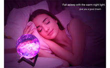 Lade das Bild in den Galerie-Viewer, 16 Color Changing Rechargeable   LED Night Light with 3D Moon Print OMG Shop Zone
