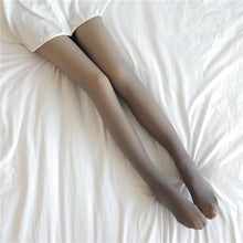 Load image into Gallery viewer, Fake Translucent Plus Size Leggings Fleece Lined Tights Fall And Winter Warm Fleece Pantyhose Women Fleece Lined Pantyhose Thermal Winter Tights cjdropshipping
