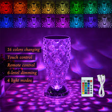 Load image into Gallery viewer, Fish Scale LED Crysta Touch Rechargeable Lamp cjdropshipping
