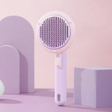 Lade das Bild in den Galerie-Viewer, New Pet Cat Brush Hot Selling Hand-held Steel Wire Self-cleaning Comb Looper For Hair Removal cjdropshipping
