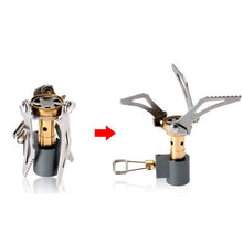 Load image into Gallery viewer, Folding Mini Camping Gas Stove Survival Cooker
