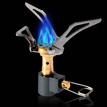 Load image into Gallery viewer, Folding Mini Camping Gas Stove Survival Cooker
