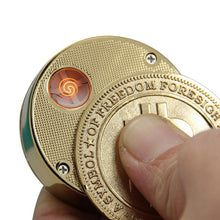 Lade das Bild in den Galerie-Viewer, Rechargeable Flameless Bitcoin Electronic USB Lighter
