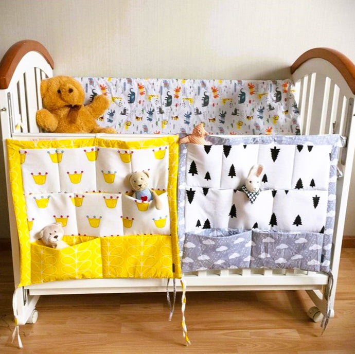 Cotton Cloth Baby Bed Hanging Organizer DSers