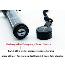 Lade das Bild in den Galerie-Viewer, Solar Powered Multi-Function Flashlight
