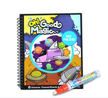 Load image into Gallery viewer, Magic Water Drawing Book Coloring Book Doodle with Magic Pen Painting Board Juguetes For Children Education Drawing Toy
