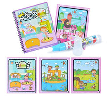 Load image into Gallery viewer, Magic Water Drawing Book Coloring Book Doodle with Magic Pen Painting Board Juguetes For Children Education Drawing Toy
