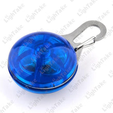 Load image into Gallery viewer, Flashing LED Dog Collar Pendant Clip Light

