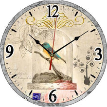 Load image into Gallery viewer, Vintage Wooden Wall Clock
