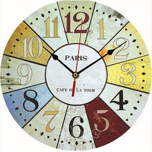 Load image into Gallery viewer, Vintage Wooden Wall Clock
