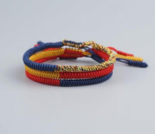 Load image into Gallery viewer, Handmade Buddhist Knots Rope Bracelet
