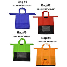 Load image into Gallery viewer, Grocery Shopping Bags with Compartments
