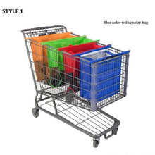 Load image into Gallery viewer, Grocery Shopping Bags with Compartments

