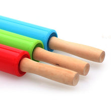 Load image into Gallery viewer, wooden handle creative roller type rolling pin

