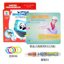 Load image into Gallery viewer, Magic Water Drawing Book Coloring Book Doodle with Magic Pen Painting Board Juguetes For Children Education Drawing Toy
