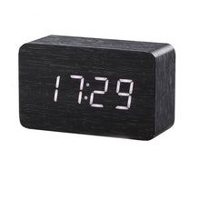 Lade das Bild in den Galerie-Viewer, Mini Cube LED Wooden Alarm Clock
