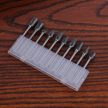 Load image into Gallery viewer, Double Diamond Cut Rotary Burrs 10pcs Set
